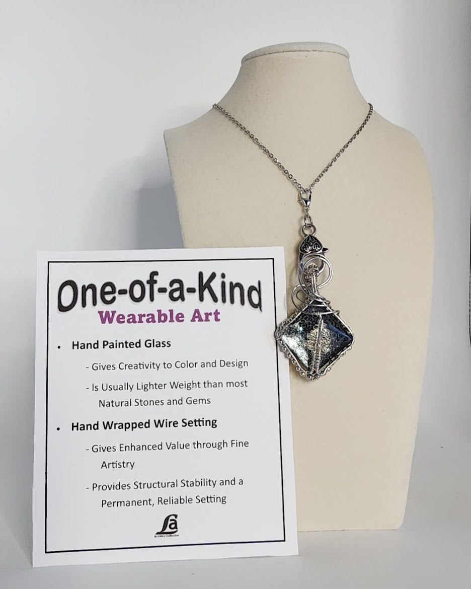 Pine Tree Beneath the Starry Sky Pendant