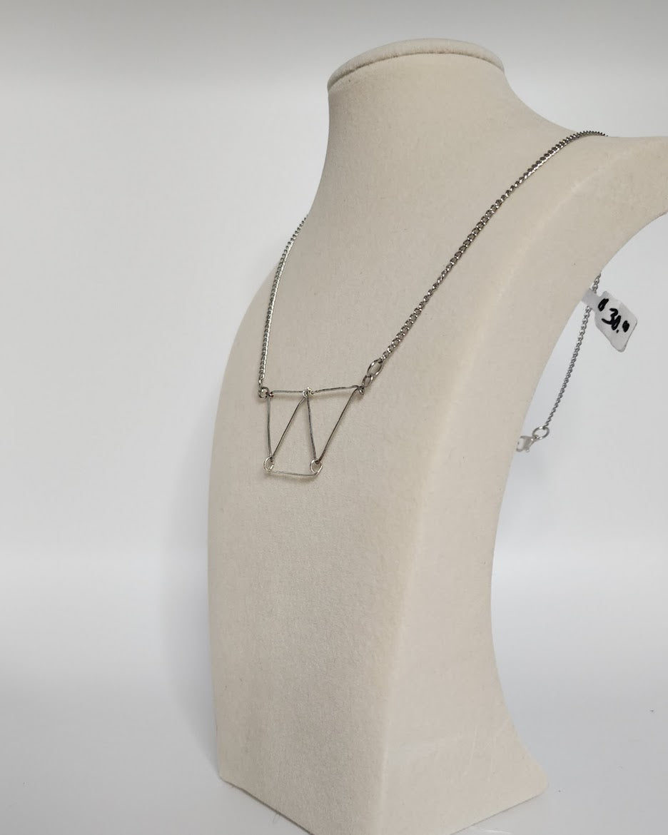 Vintage-Inspired Geometric Pendant