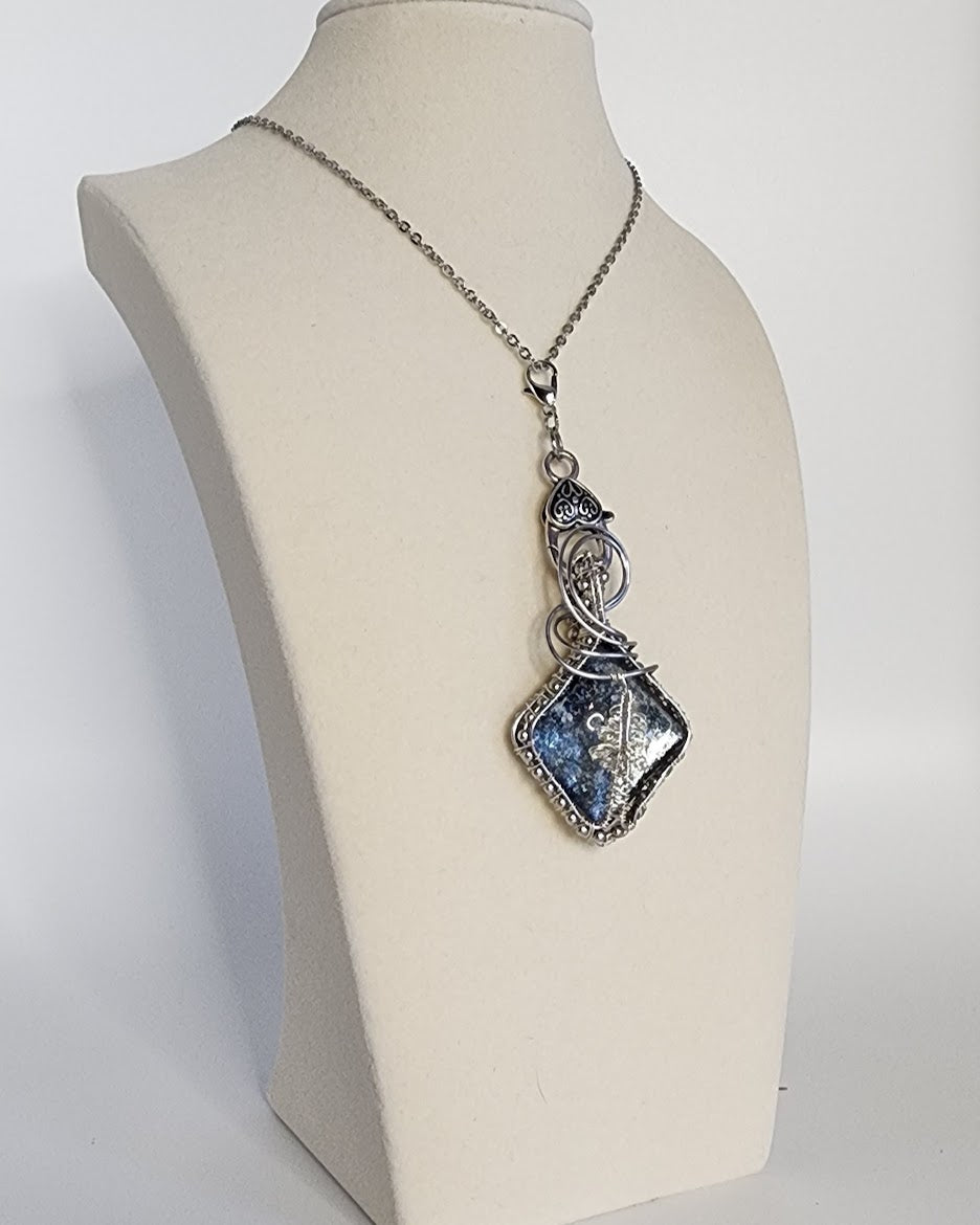 Pine Tree Beneath the  Starry Sky Pendant