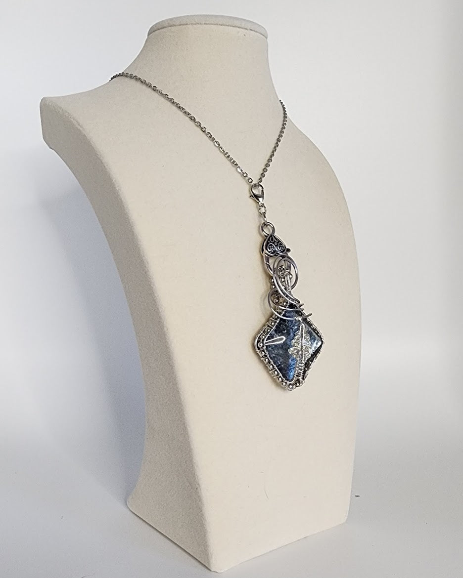 Pine Tree Beneath the  Starry Sky Pendant