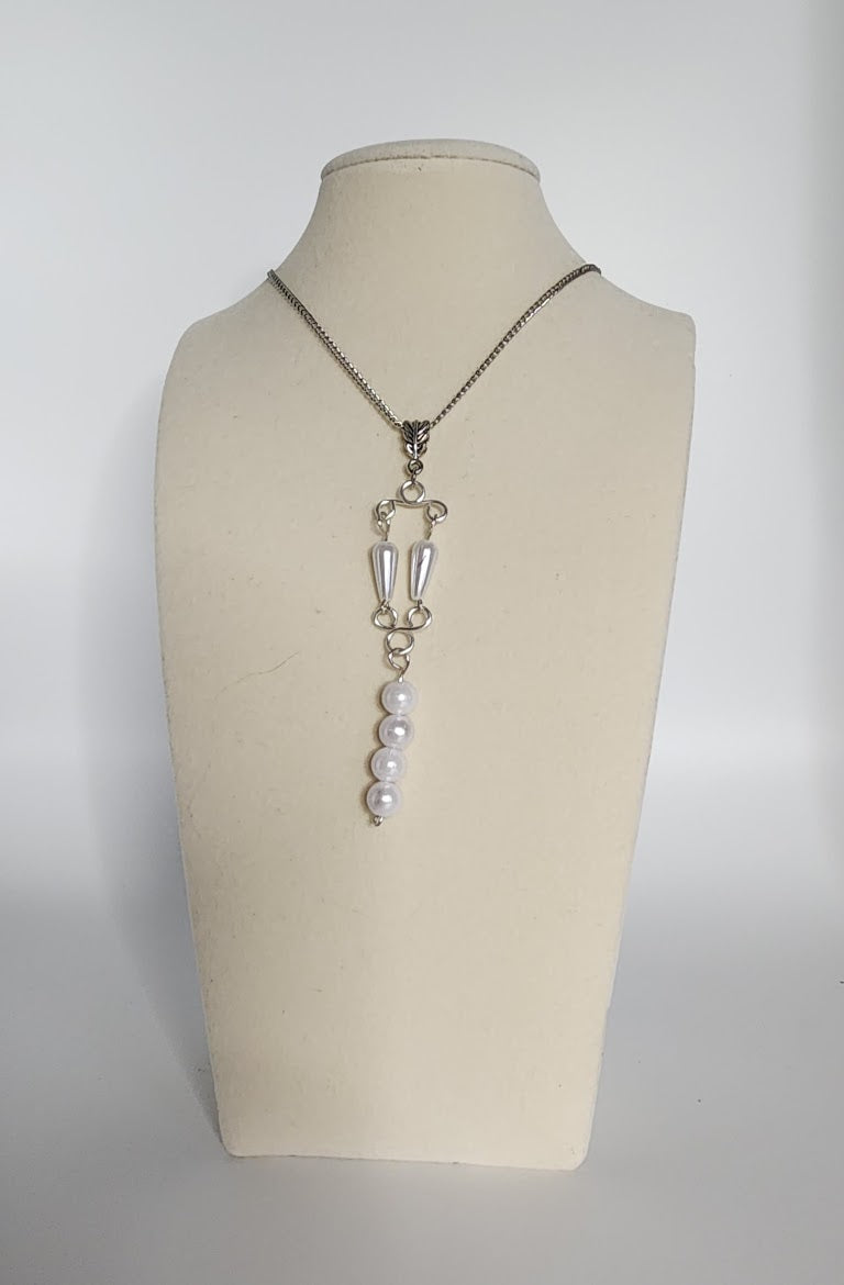 Elegance of Faux Pearls Meets Symmetry of Art Deco