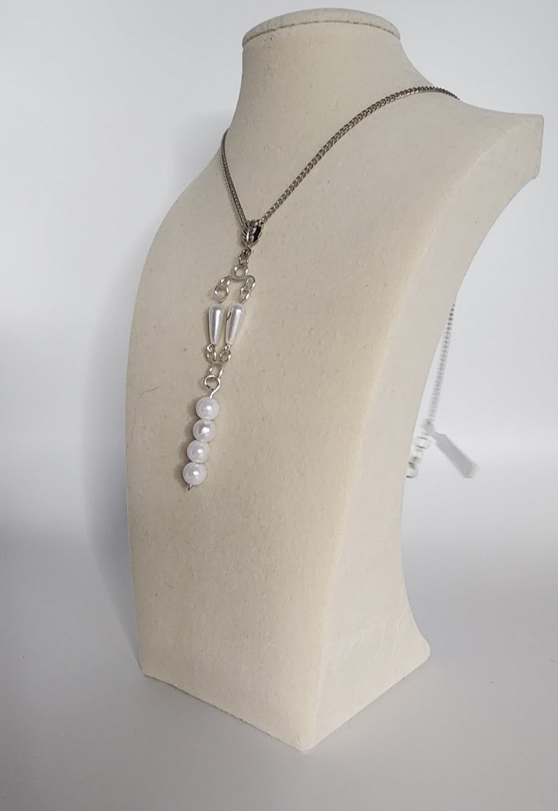 Elegance of Faux Pearls Meets Symmetry of Art Deco