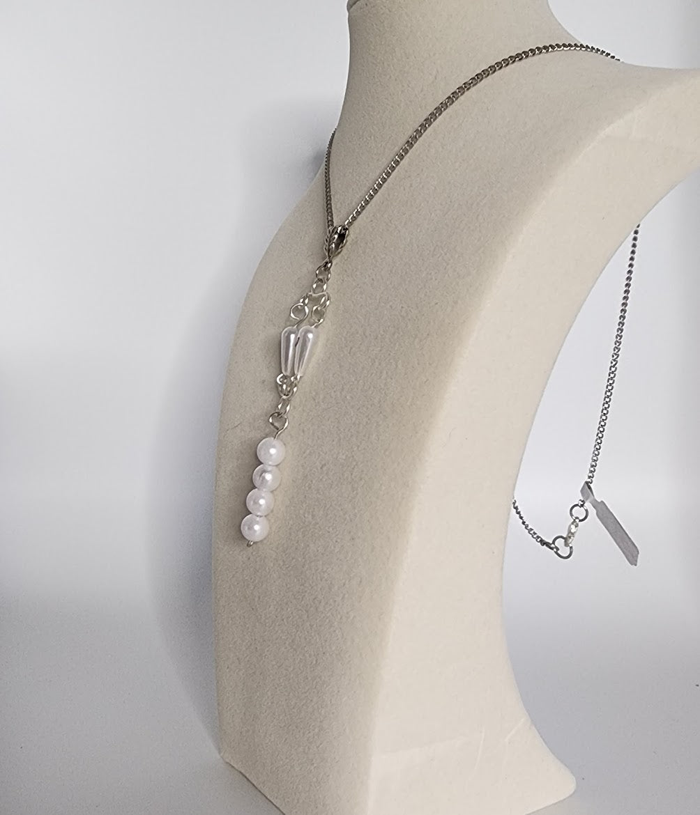 Elegance of Faux Pearls Meets Symmetry of Art Deco